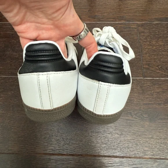 adidas Samba OG White / Black / Gum - Men’s Sz 9.5 - Picture 6 of 7